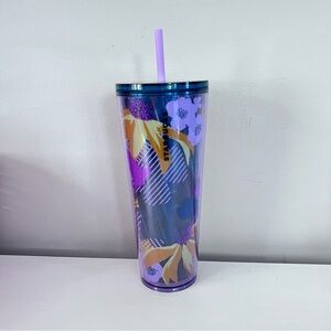 Starbucks floral 24 oz cold tumbler